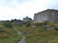 die guterhaltene Stadtbefestigung von Visby
