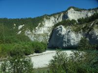 ... in der Rheinschlucht bei Flims...