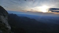 ... mit Sonnenuntergang vom 