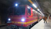 0035 Ausflug zum Jungfraujoch - Jungfraubahn an der Station Eismeer