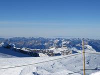 066 Silvester im Berner Oberland - Ausflug zum Jungfraujoch - auf dem Plateau - Blick zum Schwarzwald