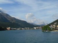 Ortsführung in St. Moritz (Blick auf St. Moritz-Bad)