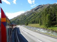 Fahrt mit dem Bernina-Express