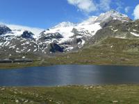Fahrt mit dem Bernina-Express (Lej Nair)