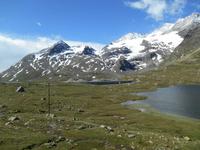 Fahrt mit dem Bernina-Express