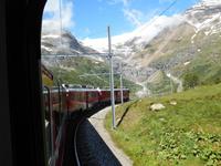 Fahrt mit dem Bernina-Express