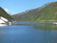 Fahrt mit dem Glacier-Express (Oberalpsee)