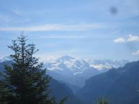 Interlaken-Blick vom Harder Kulm zum Berner Dreigestirn