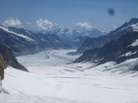 Jungfraujoch- die Fahrt und der Aufenthalt, ein besonderes Erlebnis-Aletschgletscher