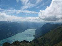 Blick vom Rothorn auf den Brienzersee