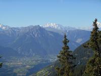 Wanderung von der Riederalp zur Bettmeralp (Blick ins Rhonetal)
