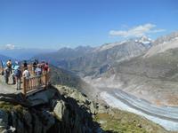 Ausblick vom Bettmerhorn (Großer Aletschgletscher)