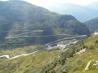 Fahrt zum Grimselpass (Blick auf Gletsch)
