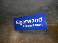 Fahrt mit der Jungfraubahn (Station Eigerwand)