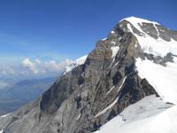 auf dem Jungfraujoch ... (Blick zum Mönch)