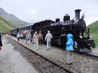 Halt an der Station Furka