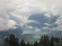 0111 Glacier-Bernina-Express- Fahrt mit dem Bernina-Express - Blick zum Lago di Poschavio