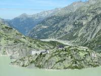 0443 Glacier-Bernina-Express- Grimselpass - Blick zum Grimsel-Hospiz
