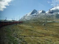 Bald haben wir den höchsten Punkt der Bernina-Strecke erreicht