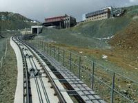 Es geht hinauf zum Weißfluhjoch...