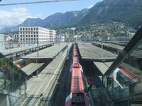 Auf dem Bahnhof von Chur