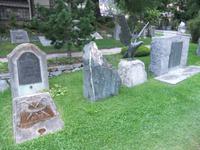 Auf dem Bergsteigerfriedhof in Zermatt