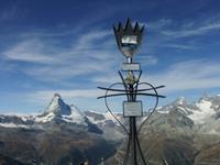 Blick vom Rothorn zum Matterhorn