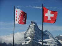 Blick vom Rothorn zum Matterhorn
