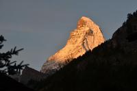 Sonnenaufgang am Matterhorn Foto Frau Woerpel