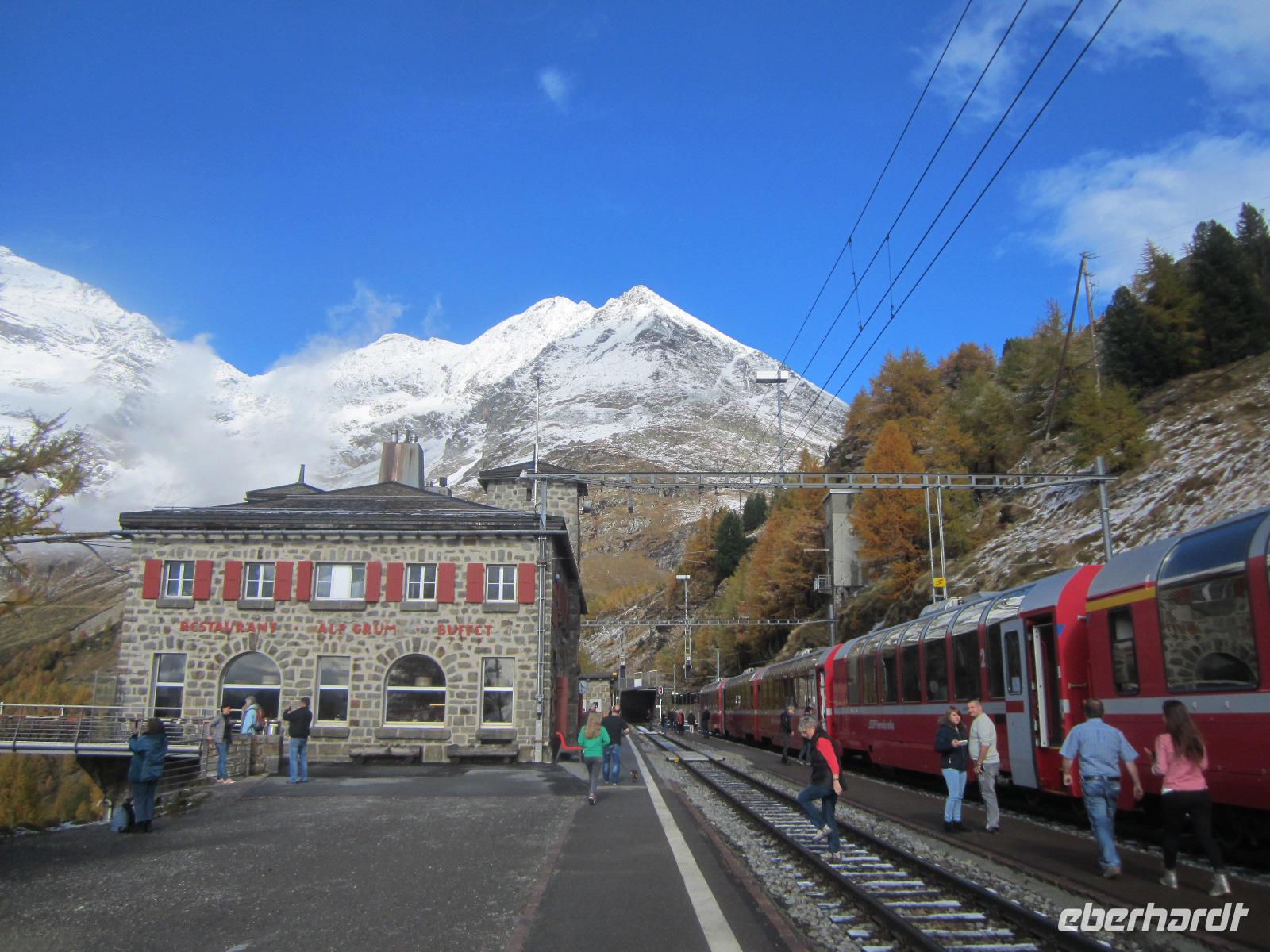 Bernina-Express, Fahrt von Tiefencastel nach Tirano