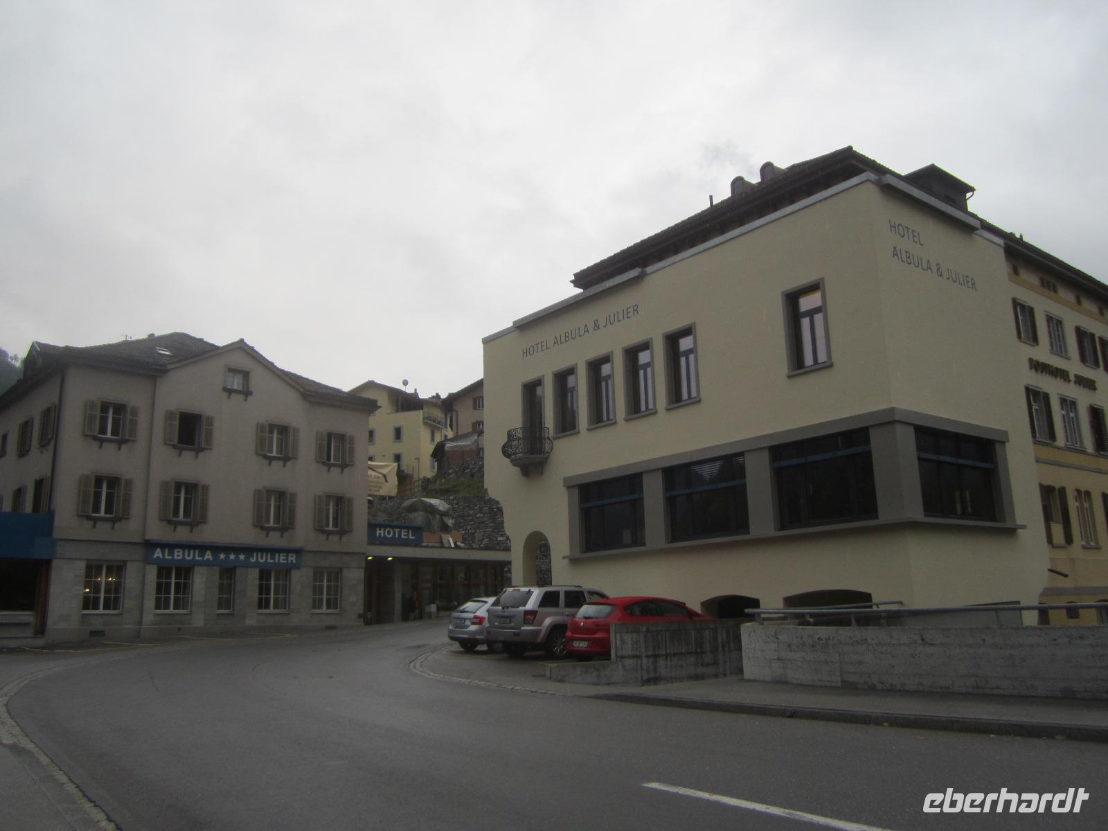 Ankunft in Tiefencastel