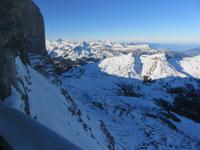 025 Silvester im Berner Oberland - Ausflug zum Jungfraujoch - Blick aus der Eiger-Nordwand