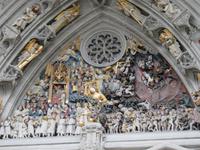 111 Silvester im Berner Oberland - Ausflug nach Bern - Stadtführung - Darstellung des Jüngsten Gerichts am Portal des Münsters