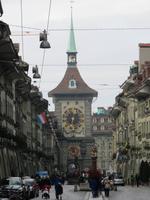 115 Silvester im Berner Oberland - Ausflug nach Bern - Stadtführung  Hauptgasse Blick zum Zytglogge