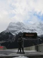 253 Silvester im Berner Oberland - Ausflug nach Grindelwald - Blick zum Eiger