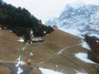 263 Silvester im Berner Oberland - Ausflug nach Grindelwald - Bergbahnfahrt zum First - auch hier kein Schnee