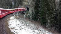 Mit der Rhätischen Bahn von Chur nach Arosa