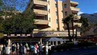 Ankunft am Hotel Sasso Borette, in Ascona