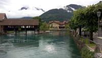 Interlaken, Spaziergang durch die Stadt und nach Unterseen