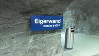 Grindelwald, Fahrt zum Jungfraujoch-Fenster Eigerwand