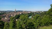 Bern, Stadtführung-Rosengarten-Blick auf die Stadt