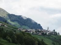 Glacier-Bernina-Reise, Ausflug ins Engadin, Blick auf Guarda