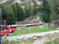 Glacier-Bernina-Reise, Fahrt mit dem Bernina-Express
