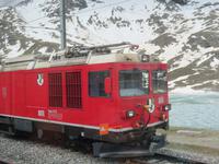 Glacier-Bernina-Reise, Fahrt mit dem Bernina-Express - am Lago di Bianco