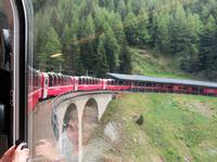 Glacier-Bernina-Reise, Fahrt mit dem Bernina-Express -