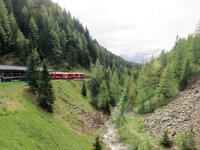 Glacier-Bernina-Reise, Fahrt mit dem Bernina-Express -
