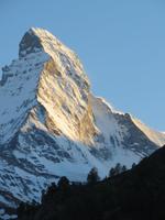 Glacier-Bernina-Reise, Zermatt Blick zum Matterhorn