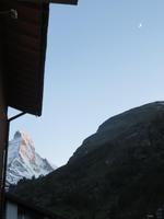 Glacier-Bernina-Reise, Zermatt Blick zum Matterhorn