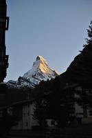 Glacier-Bernina-Reise, Zermatt Blick zum Matterhorn