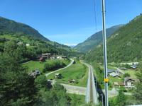 Glacier-Bernina-Reise, Fahrt zum Säntis - Blick ins Rhônetal